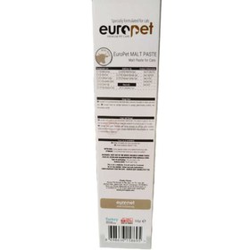 تصویر خمیر مالت ( آنتی هربال ) گربه یوروپت با طعم گوشت گاو وزن 100 گرم Europet Malt Paste For Cat 100g