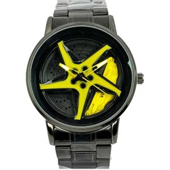 تصویر ساعت مچی مدل رینگی چرخشی - سفید 