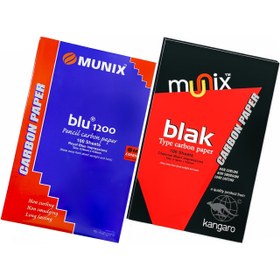 تصویر کاغذ کاربن کانگرو مدل مونیکس سایز A4 - دو بسته 100 عددی Kangaro Munix Carbon Size A4 - Two Pack 0f 100