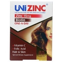 تصویر قرص یونی زینک 60 عدد Abian Darou - Uni Zinc Tablets 60 Tabs
