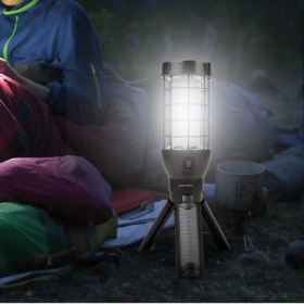 تصویر چراغ کمپینگ 3 پایه پرودو مدل PD-LSTRILMP Porodo PD-LSTRILMP Outdoor Tripod Lamp