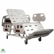 تصویر تخت بیمارستانی برقی صندلی شو چهار شکن hospital bed chair