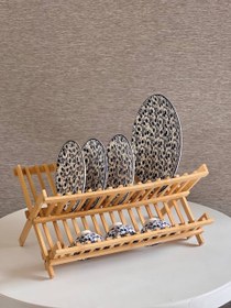 تصویر آبچکان چوبی بامبو 