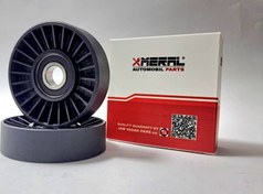 تصویر فولی (پولی) هرزگرد مرال پلیمری مشکی پژو 405(غلطک هرزگرد) MERAL 