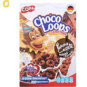 تصویر غلات صبحانه کوپا مدل حلقه ای شکلاتی Choco Loops وزن 300 گرمی - 6 عدد 