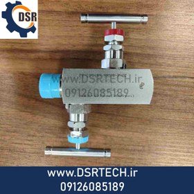 تصویر Two Way Manifold 1/2 NPTF +/2 NPTM, 316L For Gauge - دلتا صنعت رایان 