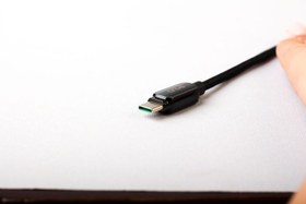 تصویر ابل USB-C کربی مدل BE-C105CC 120W طول 1.2 متر مشکی 