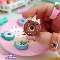 تصویر پاکن فانتزی دونات 