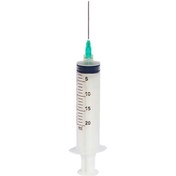 تصویر سرنگ 20 سی سی 2 تکه ورید V.MED 20CC Syringe LuerSlipe VARID