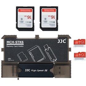 تصویر کیت محافظ حافظه و کارت خوان جی جی سی مدل MCH-STK6 