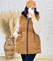 تصویر پافر زنانه مدل پاپیا کمر گتر با پشم شیشه 