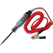 تصویر تستر دیجیتال ولتاژ و فیوز خودرو مدل DC 3-48 ولت 