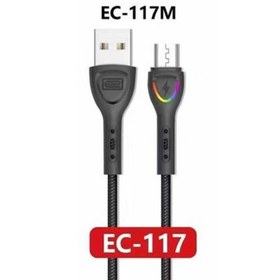 تصویر کابل شارژ یو اس بی به میکرو یو اس بی 2.4 آمپر یک متری ارلدام Earldom MICRO 1M Charging Cable EC–117 