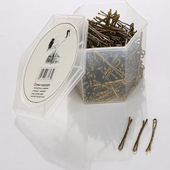 تصویر سنجاق مو طلایی کاسه ای درنا بسته 500 گرمی 