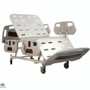 تصویر تخت بیمارستانی برقی صندلی شو چهار شکن hospital bed chair