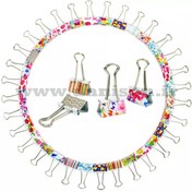 تصویر گیره کاغذ دوبل طرحدار 