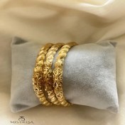 تصویر النگو فیوژن طلاروس اصل مدل گل 