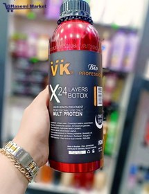 تصویر بوتاکس مو ۲۴ لایه وی کی VK BOTOX حجم 1400 میل 24-layer hair botox VK BOTOX volume 1400 ml