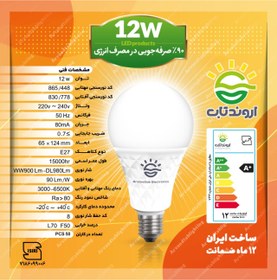 تصویر لامپ LED 12W - نامحدود LED products 12W