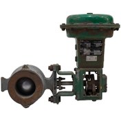 تصویر شیر کنترلی وی‌بال فیشر V200 سایز 4 اینچ | بدنه WCC | اکچویتور 1052 