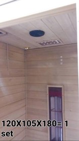 تصویر اتاق سونا خشک خانگی دو نفره(D1P2)سایز180*105*120 SHOWER ROOM&SAUNA