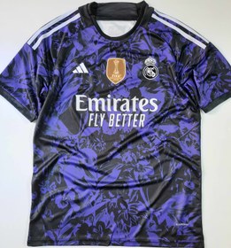 تصویر کیت کانسپت رئال مادرید 2024 رنگ بنفش کیفیت تایلندی درجه یک +A ا Concept kit Real Madrid 2024 purple color Concept kit Real Madrid 2024 purple color