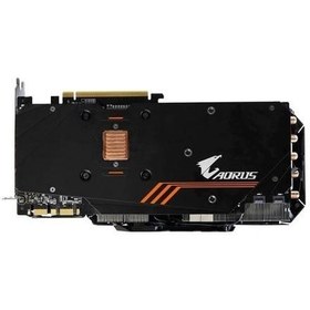 تصویر کارت گرافیک استوک گیگابایت مدل Gigabyte Aorus 1080 Ti 