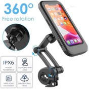 تصویر هولدر موبایل دوچرخه و موتور مدل L-605 ضد آب 