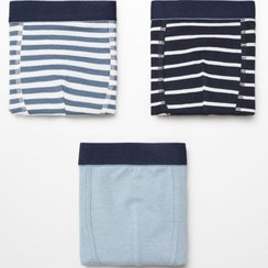 تصویر باکسر پسرانه مانگو کیدز فاق نرمال راه راه | MANGO Kids 67020665 