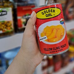 تصویر کمپوت هلو گلدن گرل - 420گرم Yellow cling Peach