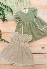 تصویر پیراهن گلدوزی طرح بهارک 