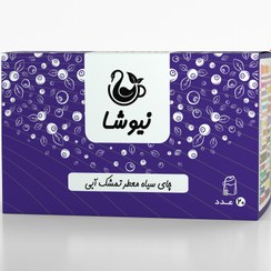 تصویر چای سیاه و تمشک آبی Blueberry Flavored Tea