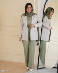 تصویر کت و شلوار زنانه سه تیکه مدل گیلانا 