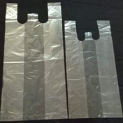 تصویر نایلکس دسته رکابی شفاف جنس پلی اتیلن - 30*40 