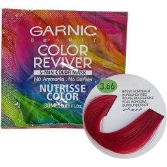 تصویر شامپو رنگ ساشه ای گارنیک قرمز بورگاندی 3.66 Garnic 