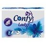 تصویر نوار بهداشتی کانفی لیدی مدل Ultra Extra long بسته 7 عددی Confi lady sanitary napkin, Ultra Extra long model, pack of 7