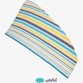 تصویر حوله سر خشک کن برند ابراهیمی - سبز 