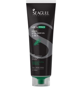 تصویر ژل پس از اصلاح 3 در 1 آقایان سی گل seagull men pro 3 in 1 herbal after shave gel