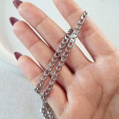 تصویر لاکت استیل مستطیلی - کارتیر درشت 