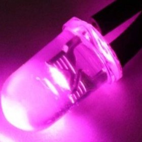 تصویر LED لیزری هایبرایت صورتی سایز 3mm (پرنور) 5عددی 