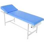 تصویر تخت معاینه پایه ثابت پشتی متحرک B3 Movable fixed backrest examination bed B3