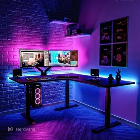 تصویر ریسه ال ای دی مدل RGB به همراه ریموت هوشمند - LED Stripe 