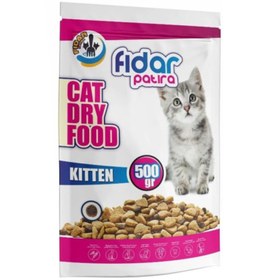 تصویر غذای خشک بچه گربه فیدار مدل Kitten وزن 500 گرم 