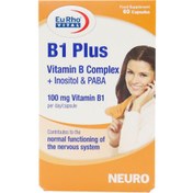 تصویر کپسول ویتامین B1 پلاس یوروویتال 60 عددی Eurhovital B1 Plus 60 Capsules