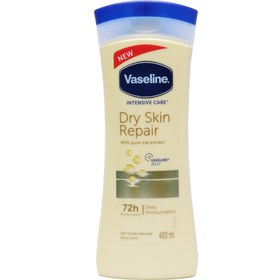 تصویر لوسیون بدن وازلین مدل Dry Skin Repair Vaseline Body Lotion With Dry Skin Repair