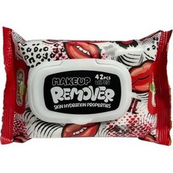 تصویر دستمال مرطوب آرایش پاک کن چانف 42عددی 