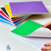 تصویر دفتر رنگی ساده 