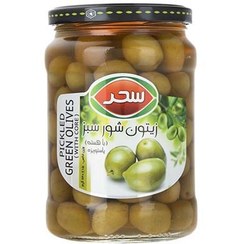 تصویر زیتون شور شیشه 640 گرمی سحر 