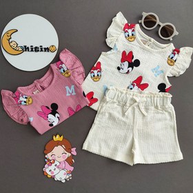 تصویر ست نوزادی دخترانه مینی موس سایز ۶ تا ۲۴ ماه 
