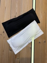 تصویر نیم تنه دکلته لیزری دو رنگ مشکی و سفید 